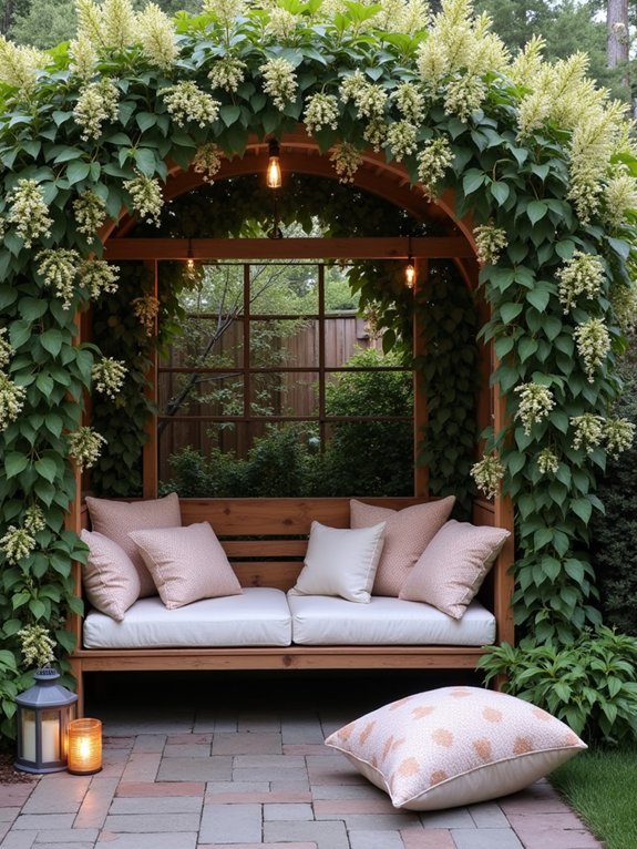 magical outdoor reading nook