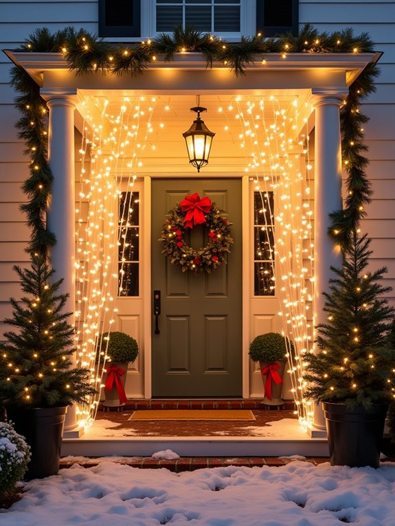 magical twinkling light display
