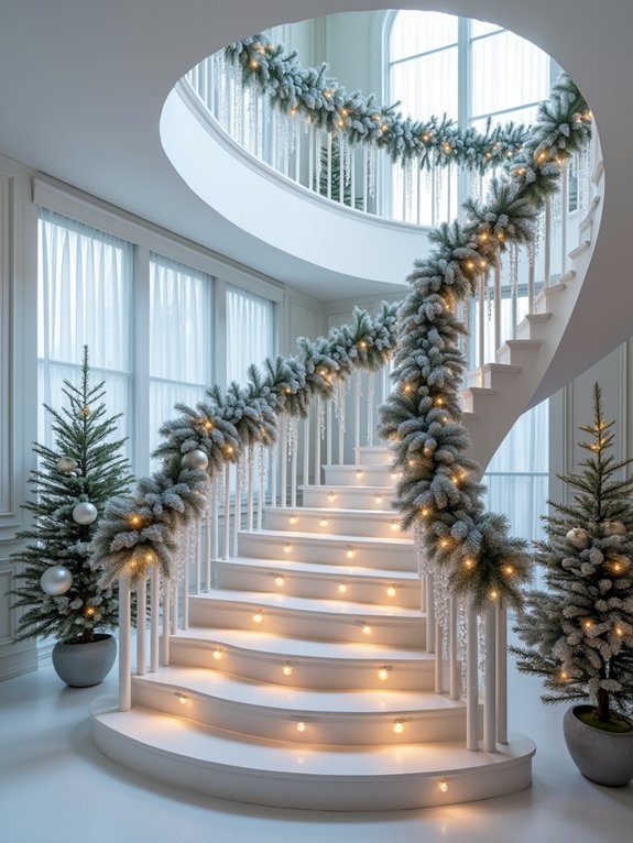 magical white winter decorations