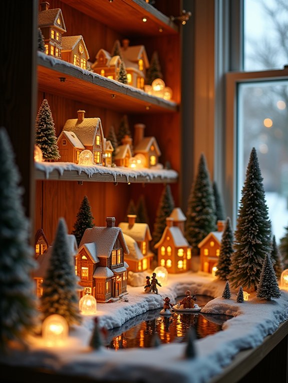 magical winter wonderland display