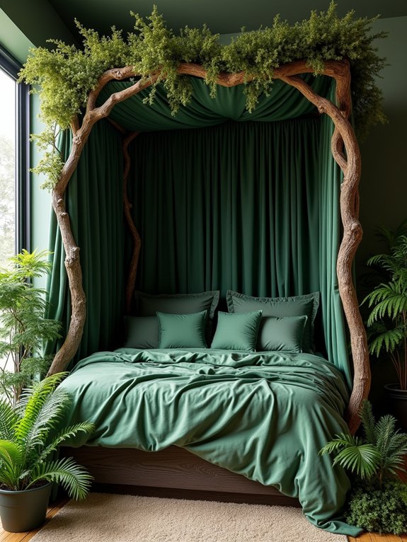 magical woodland bed canopy