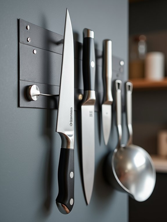 magnetic kitchen tool organization