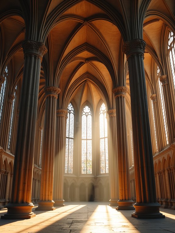 majestic gothic column clusters
