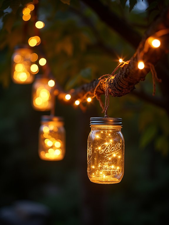 mason jar fairy lights