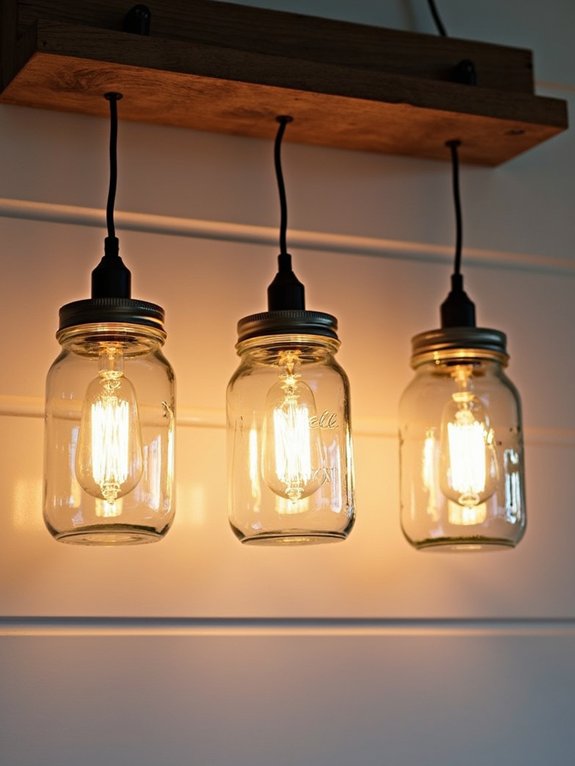mason jar light fixtures