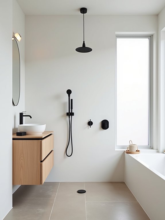 matte black hardware elegance