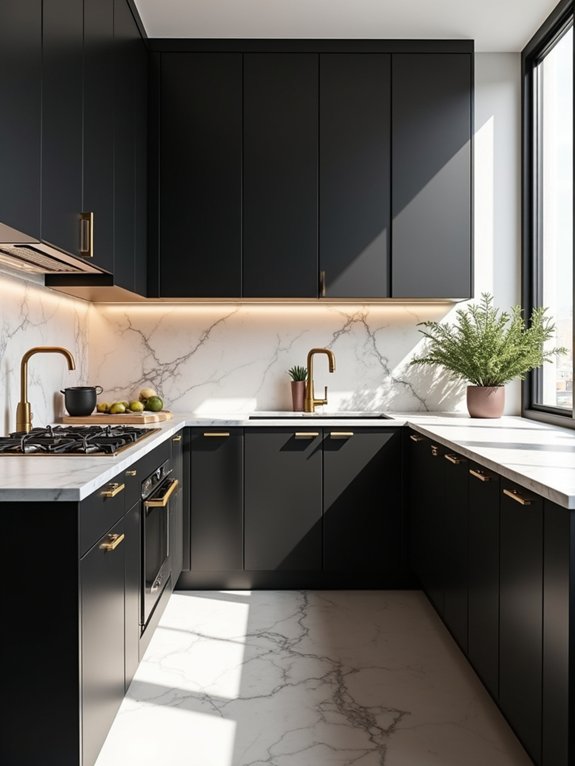 matte black kitchen sophistication