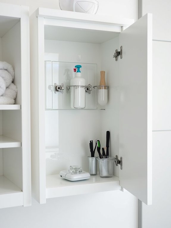 maximize cabinet door storage