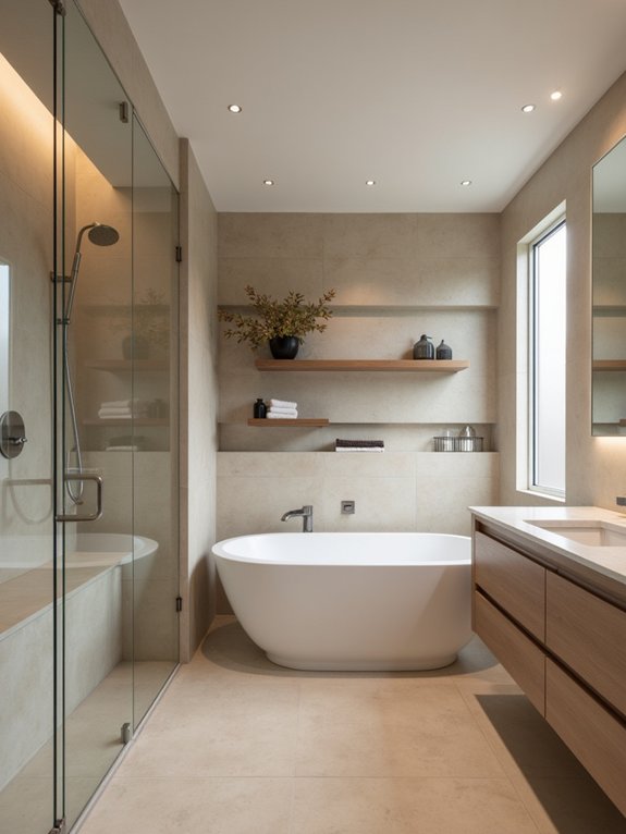 maximize guest bathroom storage