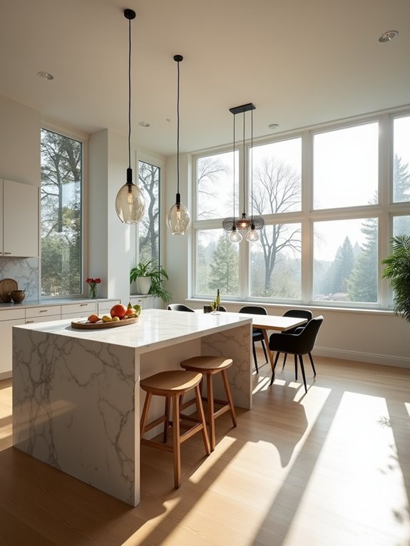 maximize kitchen natural light