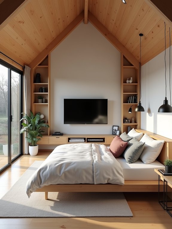 maximize space with floating