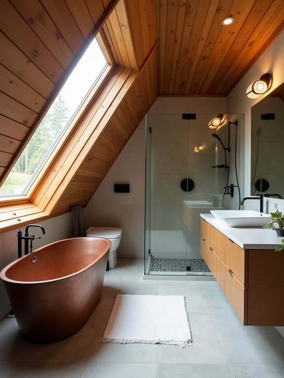 maximizing space in bathrooms