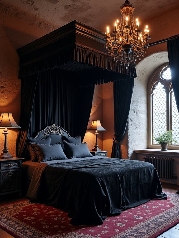medieval sanctuary bedchamber design