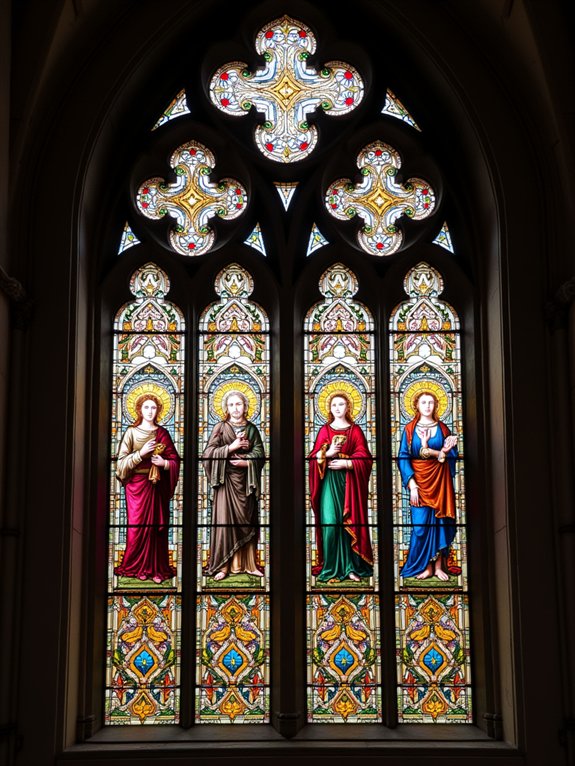 medieval stained glass design