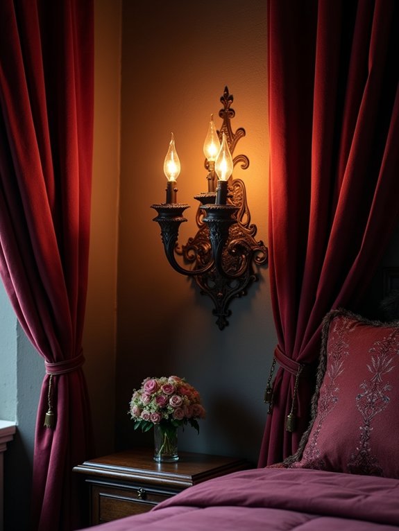 medieval wall sconces ambiance