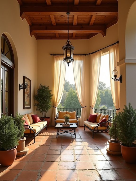 mediterranean coastal patio retreat