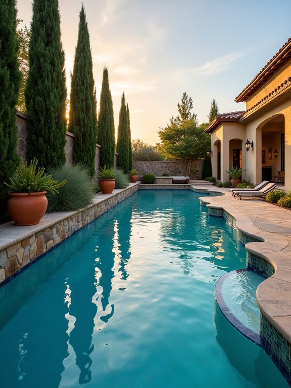 mediterranean lagoon pool design