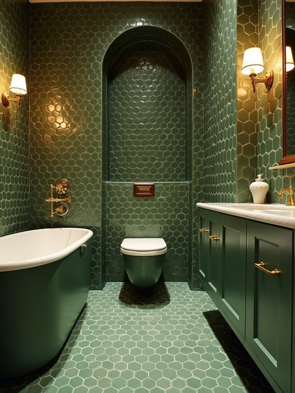 mediterranean olive tile elegance