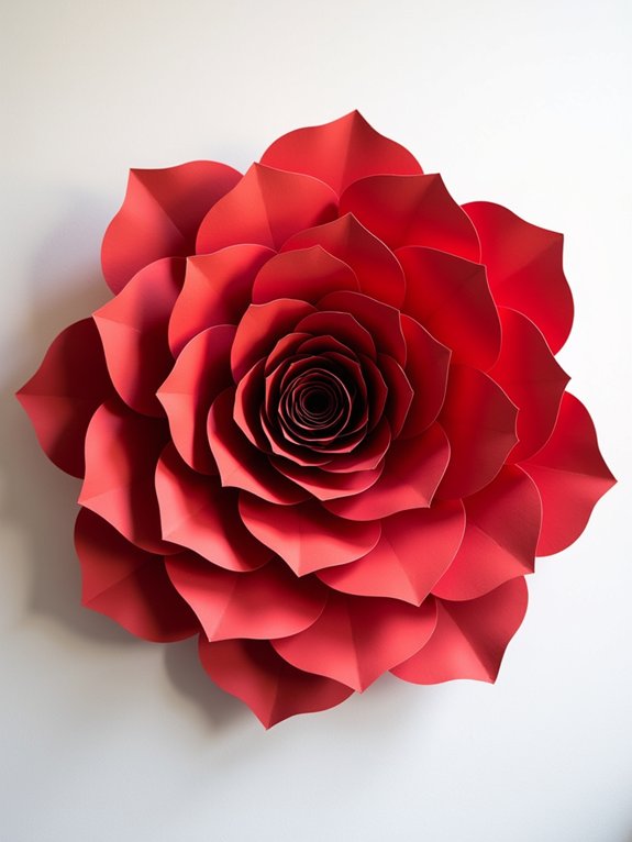 mesmerizing 3d rose spiral