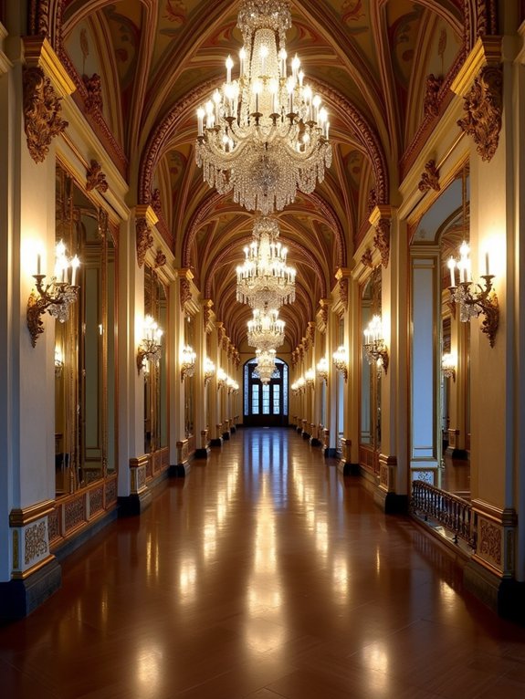 mesmerizing infinity mirror corridor