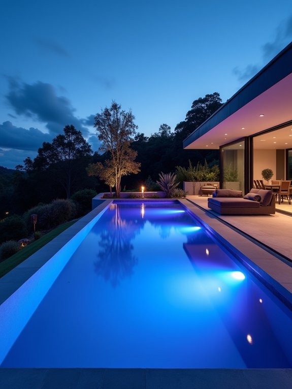 mesmerizing led nighttime oasis