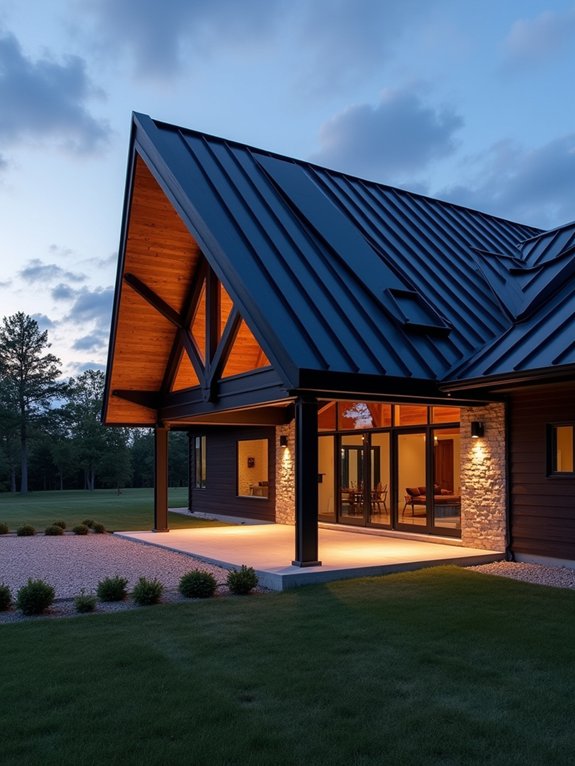 metal roofing design elements