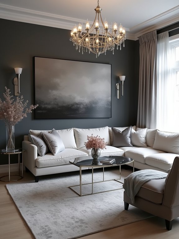 metallic elegance enhances gray