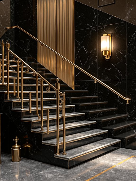 metallic sophistication meets warmth
