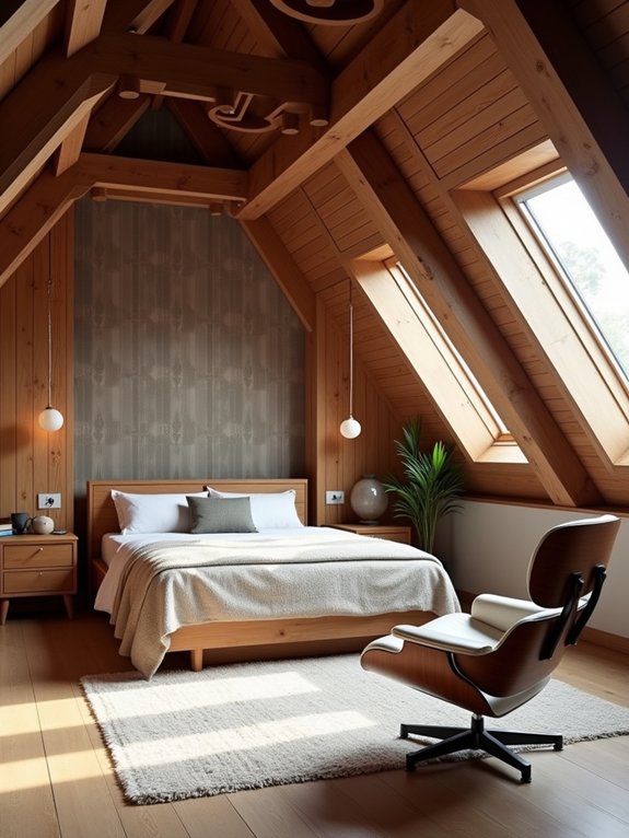 mid century modern bedroom upgrade