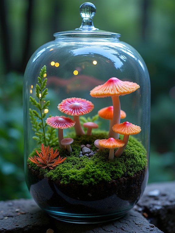 miniature enchanted botanical worlds