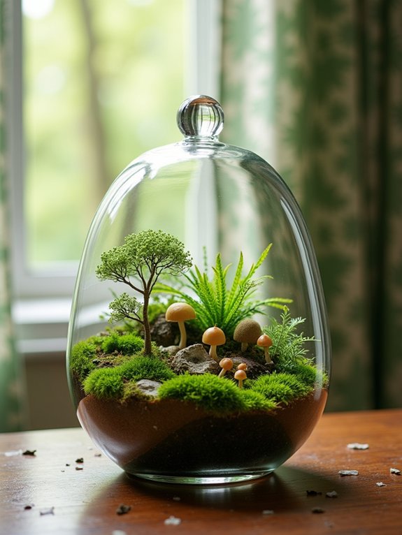 miniature forest terrarium creations