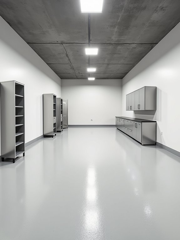 minimalist garage workspace organization