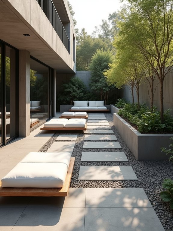minimalist outdoor seating designs