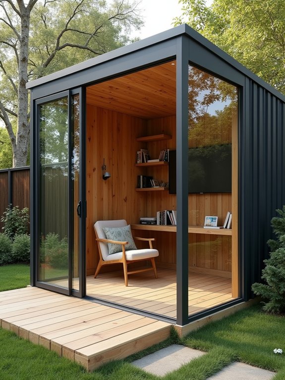 minimalist reading sanctuary design