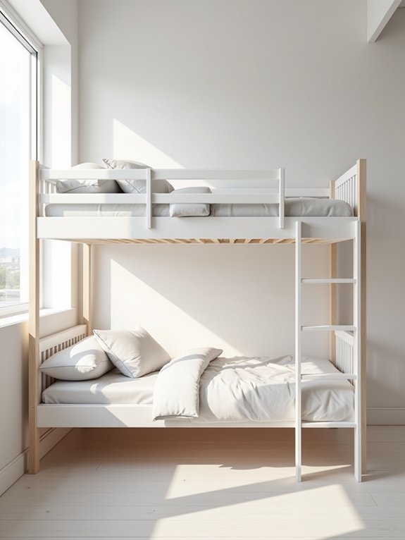 minimalist scandinavian bunk beds
