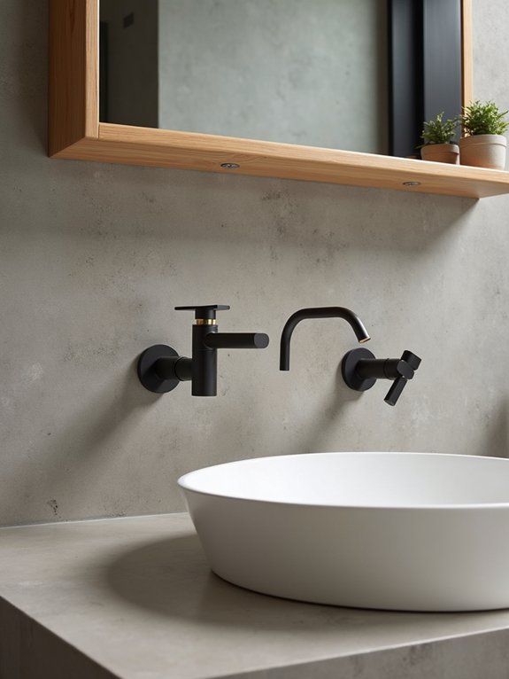 minimalist wall mounted fixtures