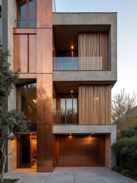 mixed materials create uniqueness