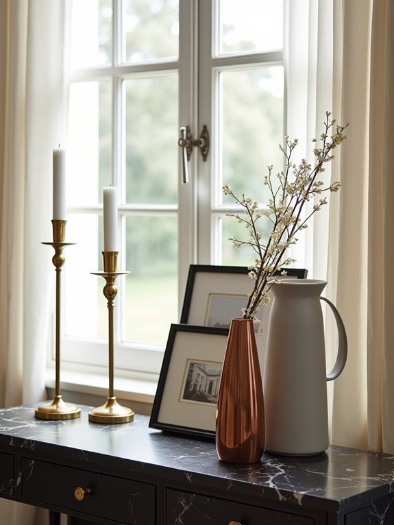mixed metals for decor