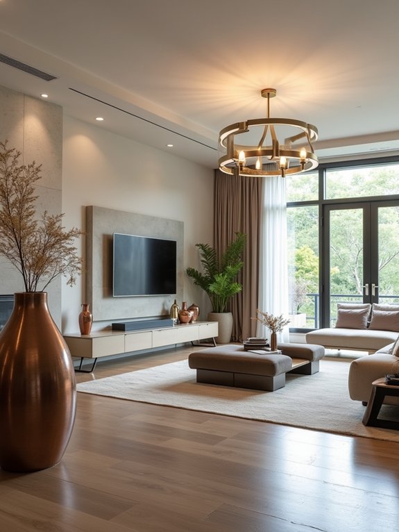 mixing metallic finishes elegantly