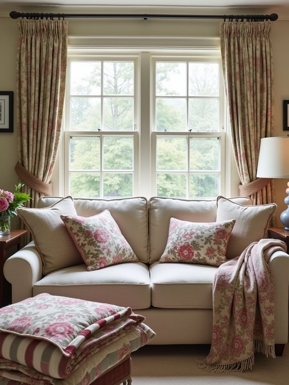 mixing patterns and textures