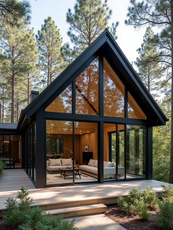modern a frame sunroom design