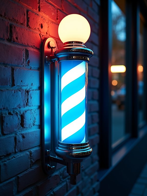 modern barber pole designs