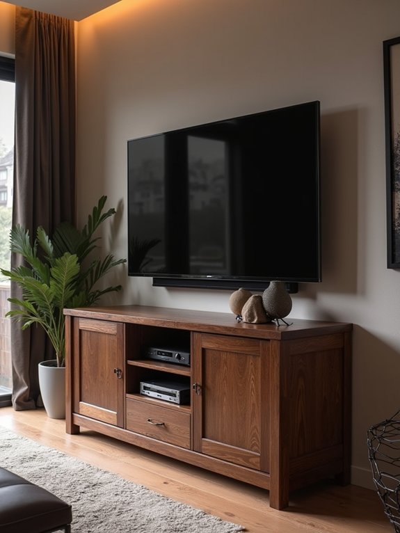 modern concealed tv solution