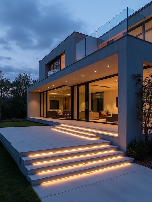modern concrete shopping aesthetics