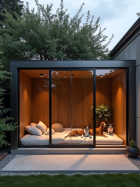 modern dog enclosure design