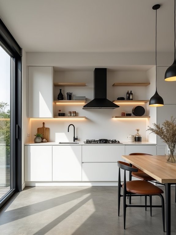 modern minimalist open concept design