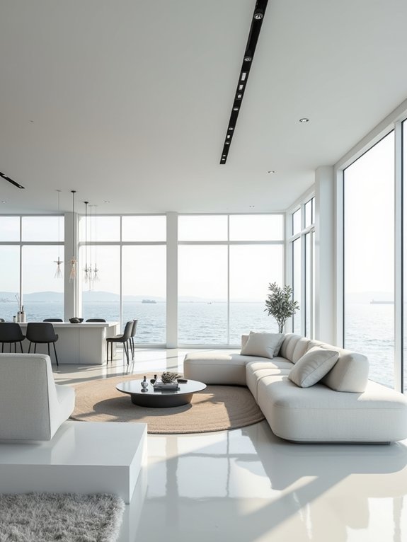 modern minimalist wall display