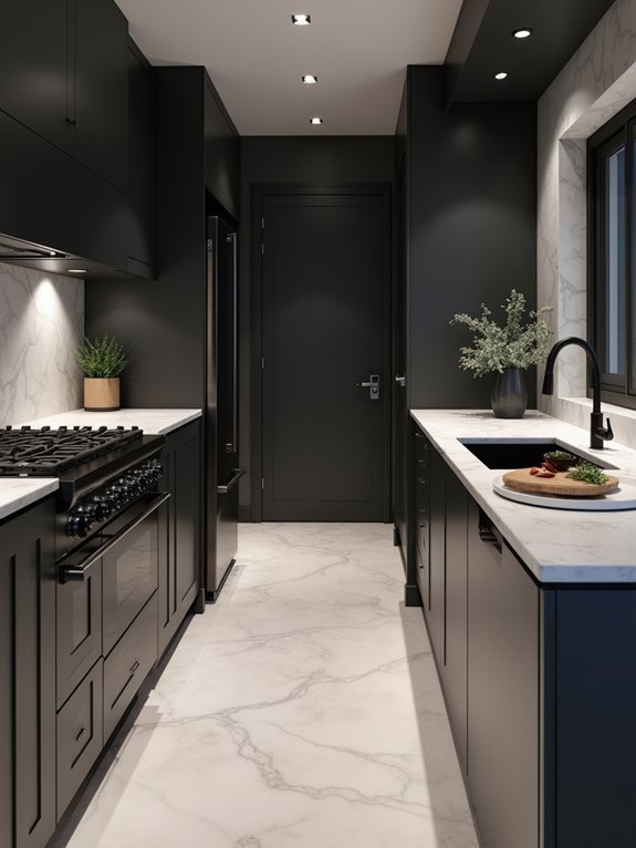 monochromatic kitchen design harmony