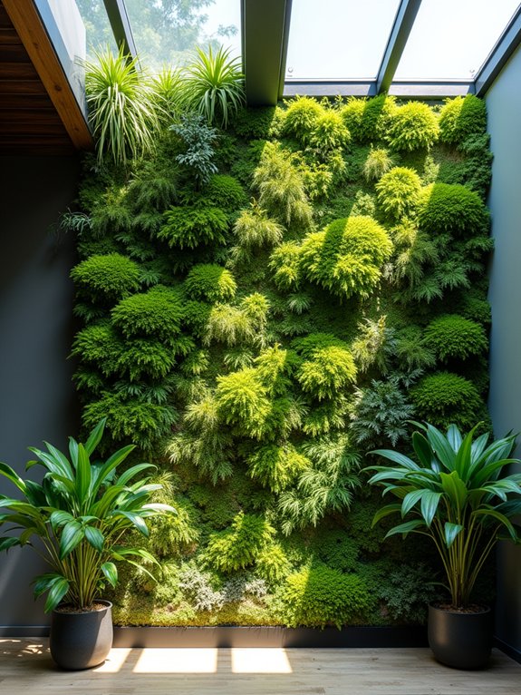 moss wall garden decor