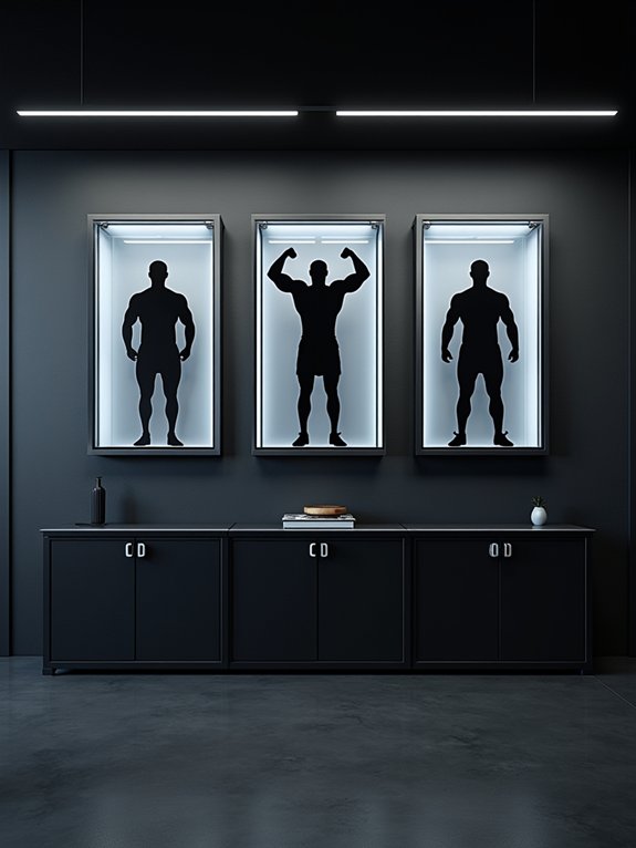 motivational fitness journey displays